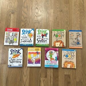 Judy Moody And Stink Lot of 9 Paperback Chapter Books By Megan McDonald
